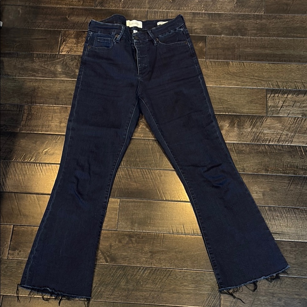 Women's Dark Blue Flared Jeans